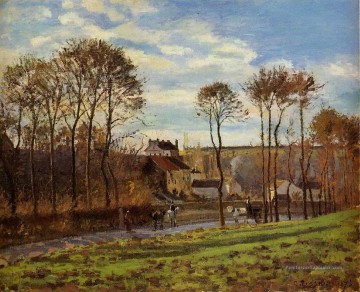  camille peintre - pontoise les mathurins 1873 Camille Pissarro